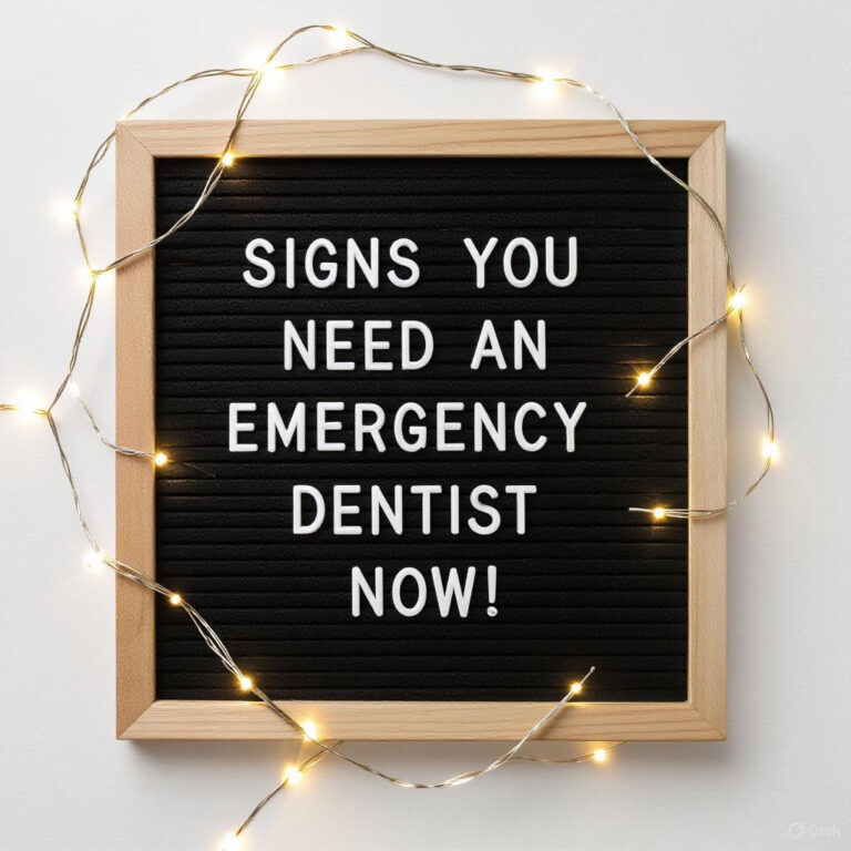 Signs You Need an Emergency Dentist Now