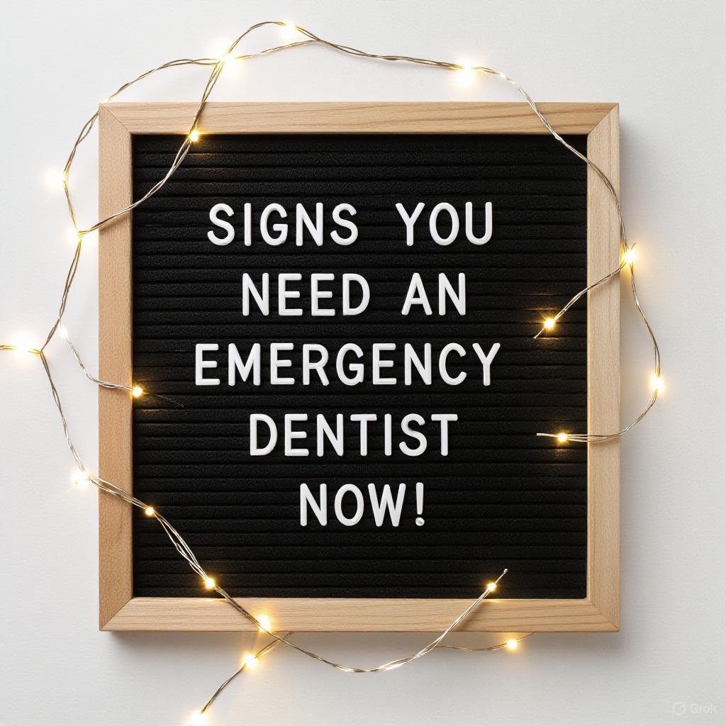 Signs You Need an Emergency Dentist Now