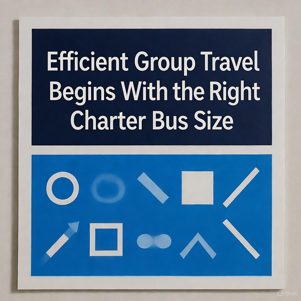 Efficient Group Travel Begins With the Right Charter Bus Size