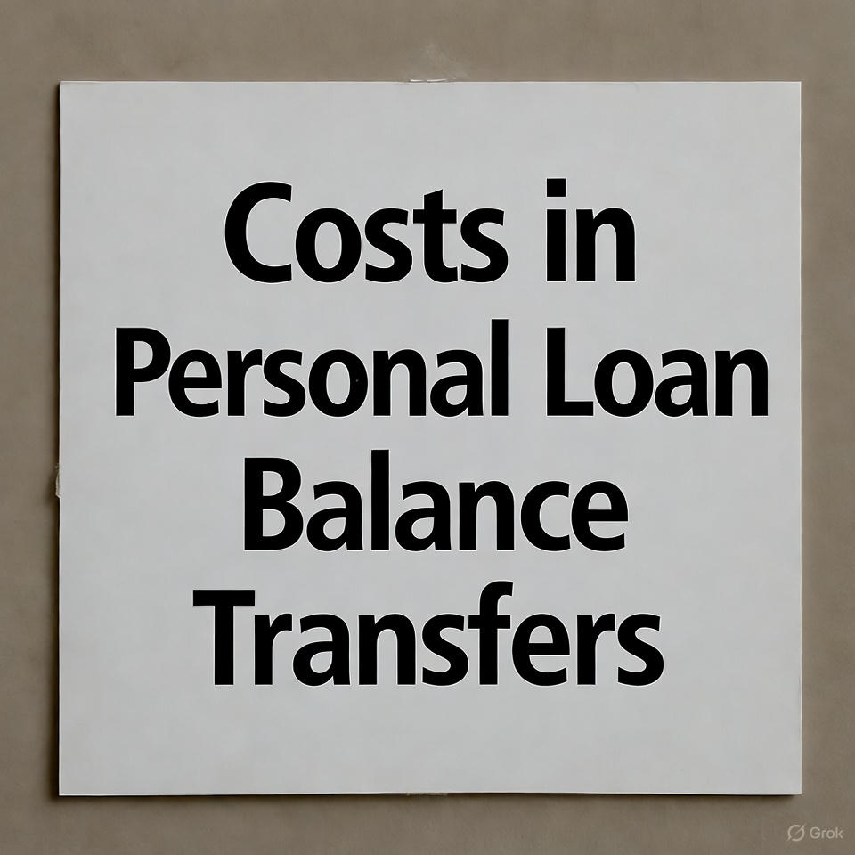 Costs in Personal Loan Balance Transfers