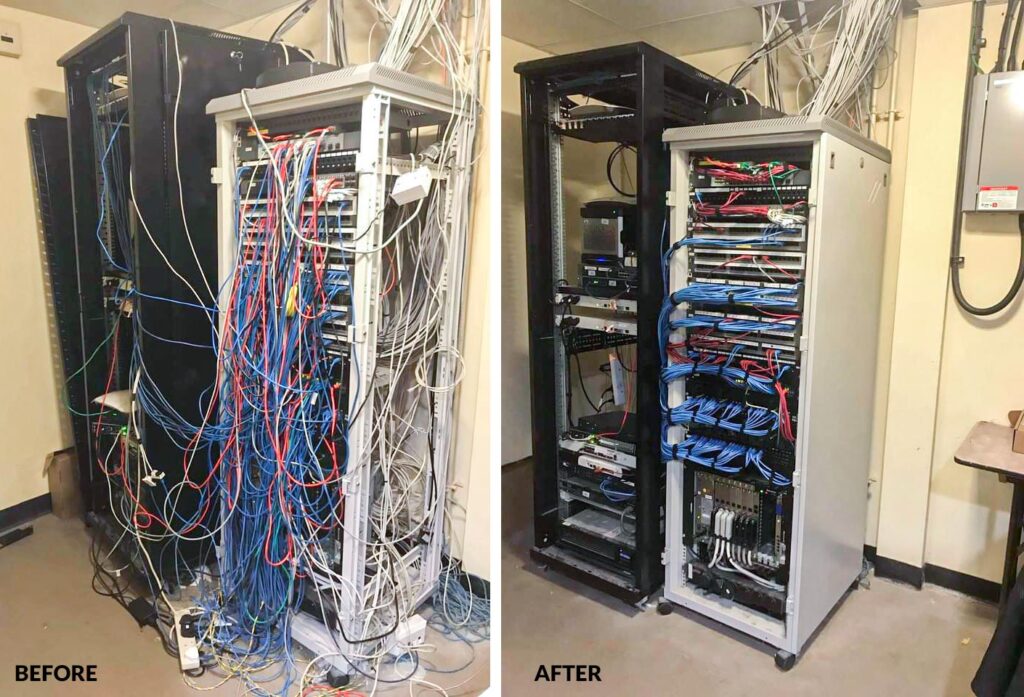 Data Cabinet Tidy Solutions