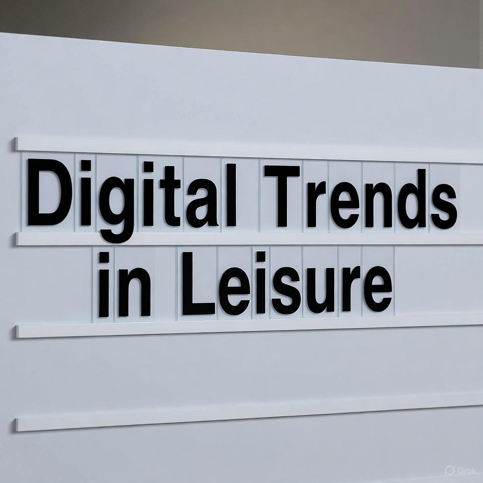 Digital Trends in Leisure