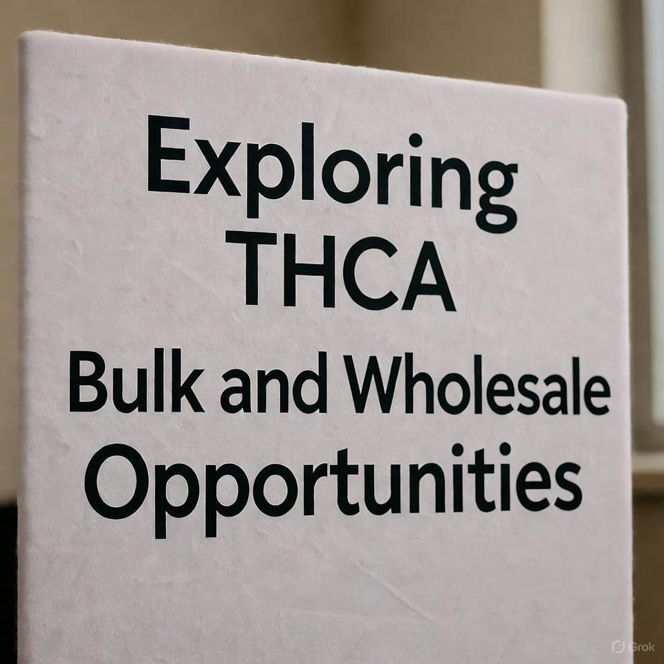 Exploring THCA Bulk and Wholesale Opportunities
