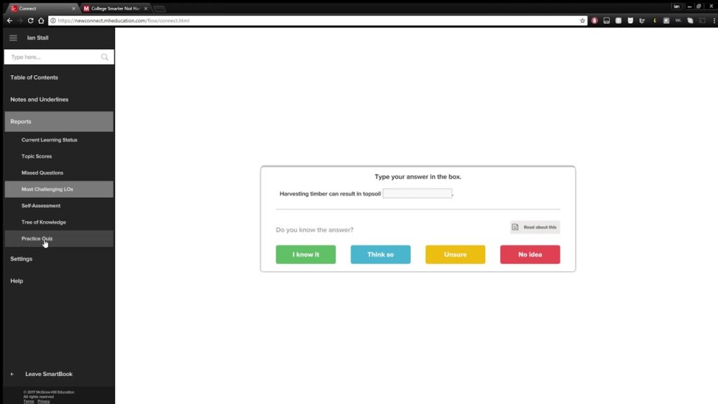 McGraw-Hill Connect Quiz Answers