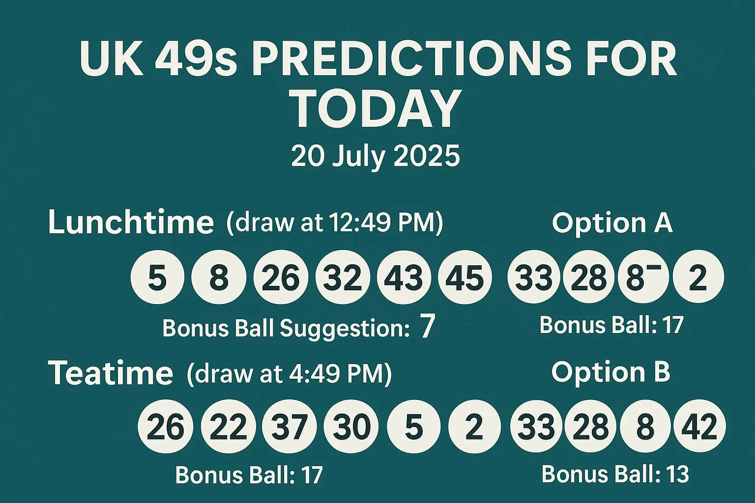 UK Lunchtime Banker For Today: Your Guide to Daily Picks and Winning Strategies