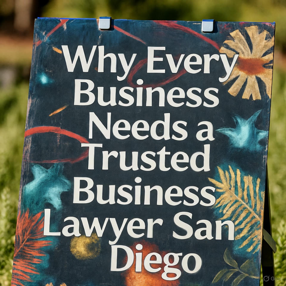 Why Every Business Needs a Trusted Business Lawyer San Diego