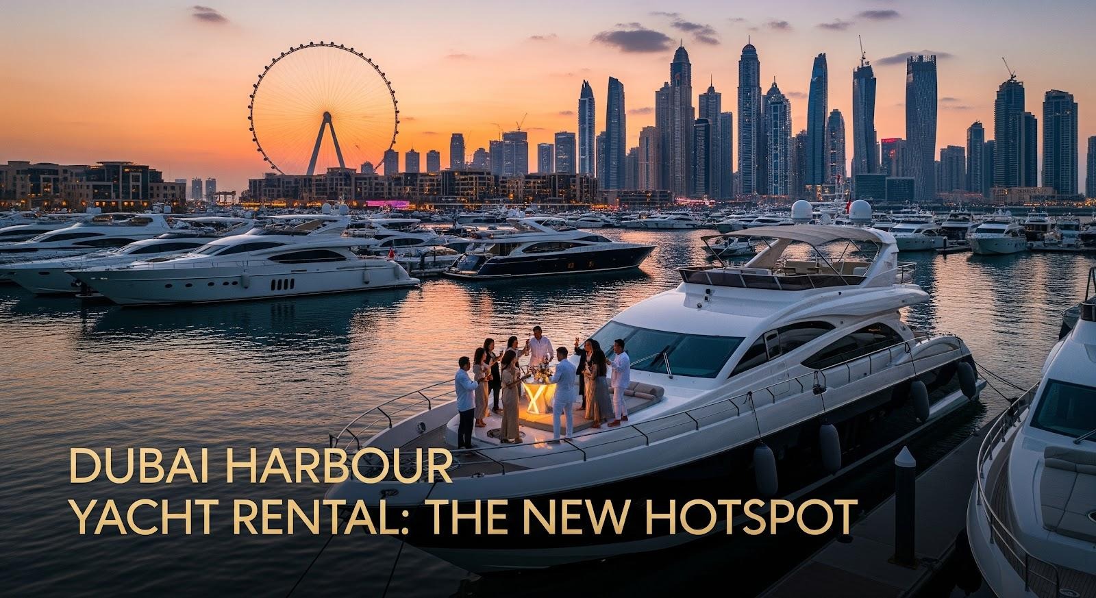 Dubai Harbour Yacht Rental the New Hotspot for Luxury Cruising 
