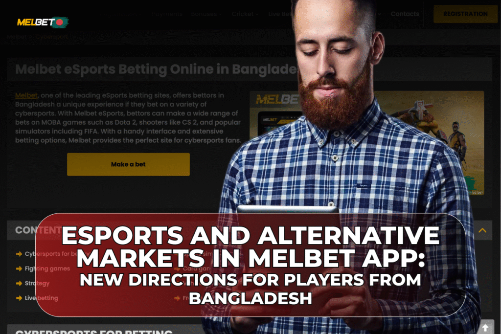 eSports and Alternative Markets in Melbet App