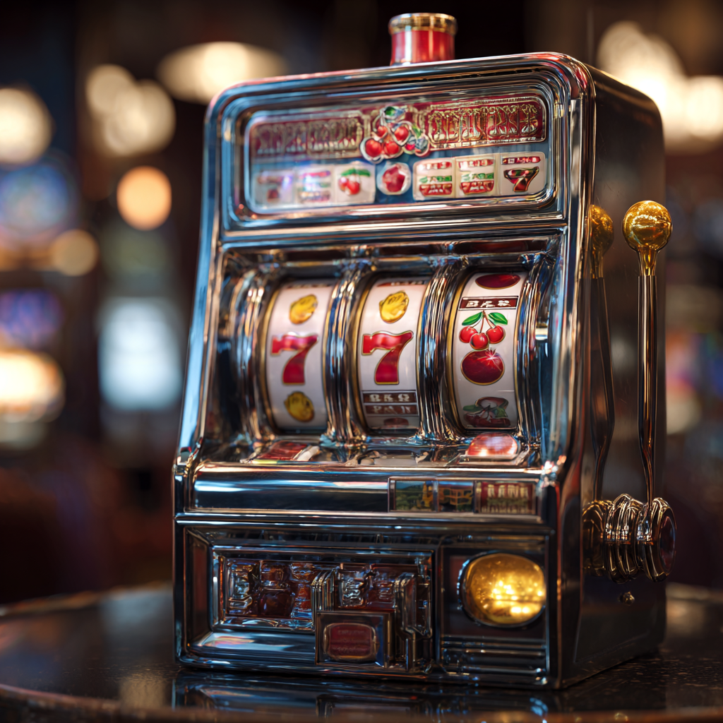 Slot machine with fruits