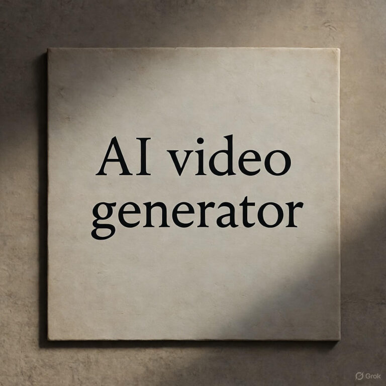 AI video generator
