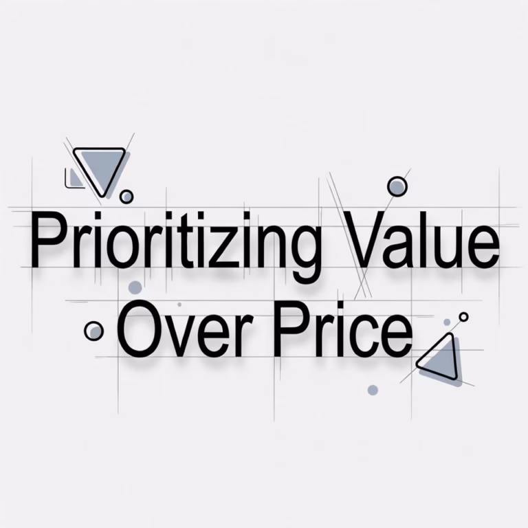 Prioritizing Value Over Price