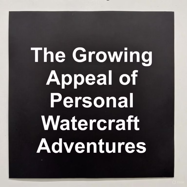 The Growing Appeal of Personal Watercraft Adventures