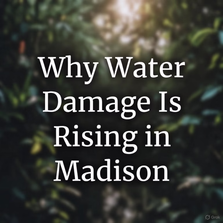 Why Water Damage Is Rising in Madison in 2025, and What Homeowners Can Do About It