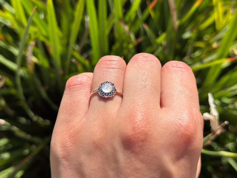 Moonstone Rings