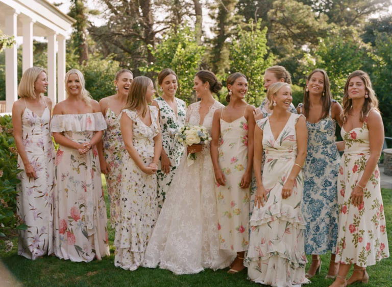 The Hottest Coral Bridesmaid Dress Trends for the 2026 Spring Wedding Season.