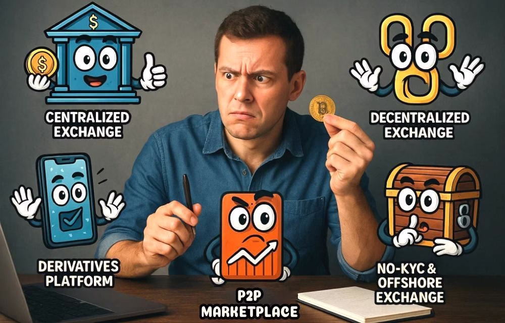 Different Types of Crypto Exchanges Explained