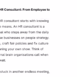 HR Consultant