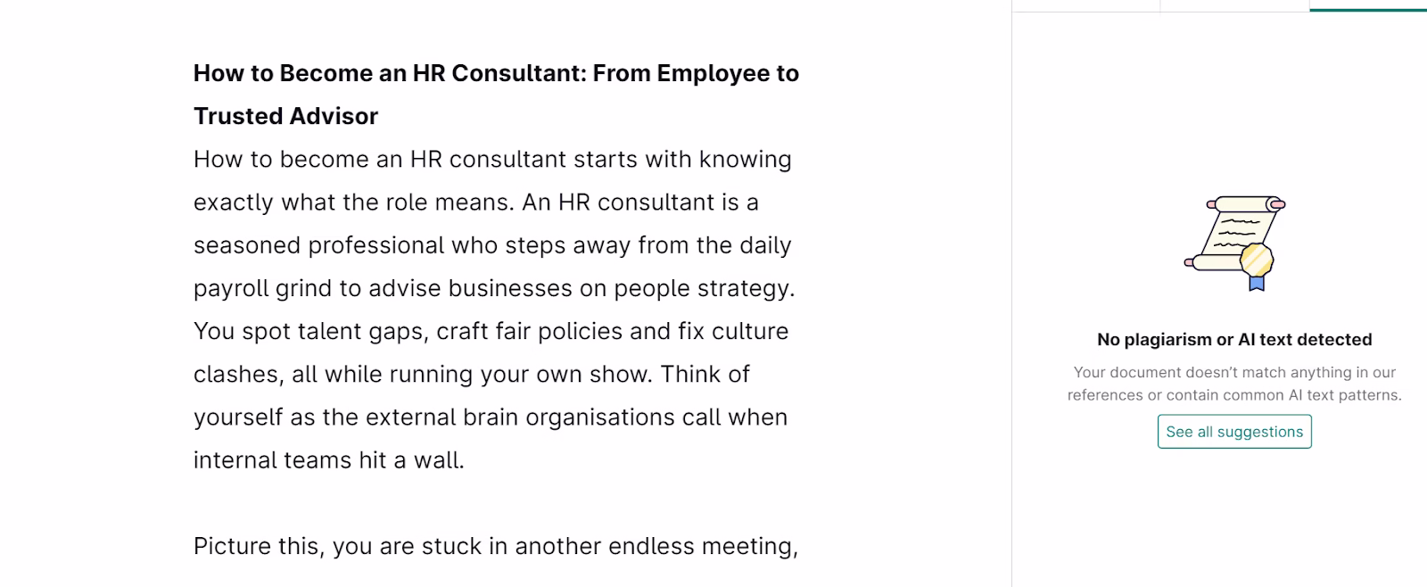 HR Consultant