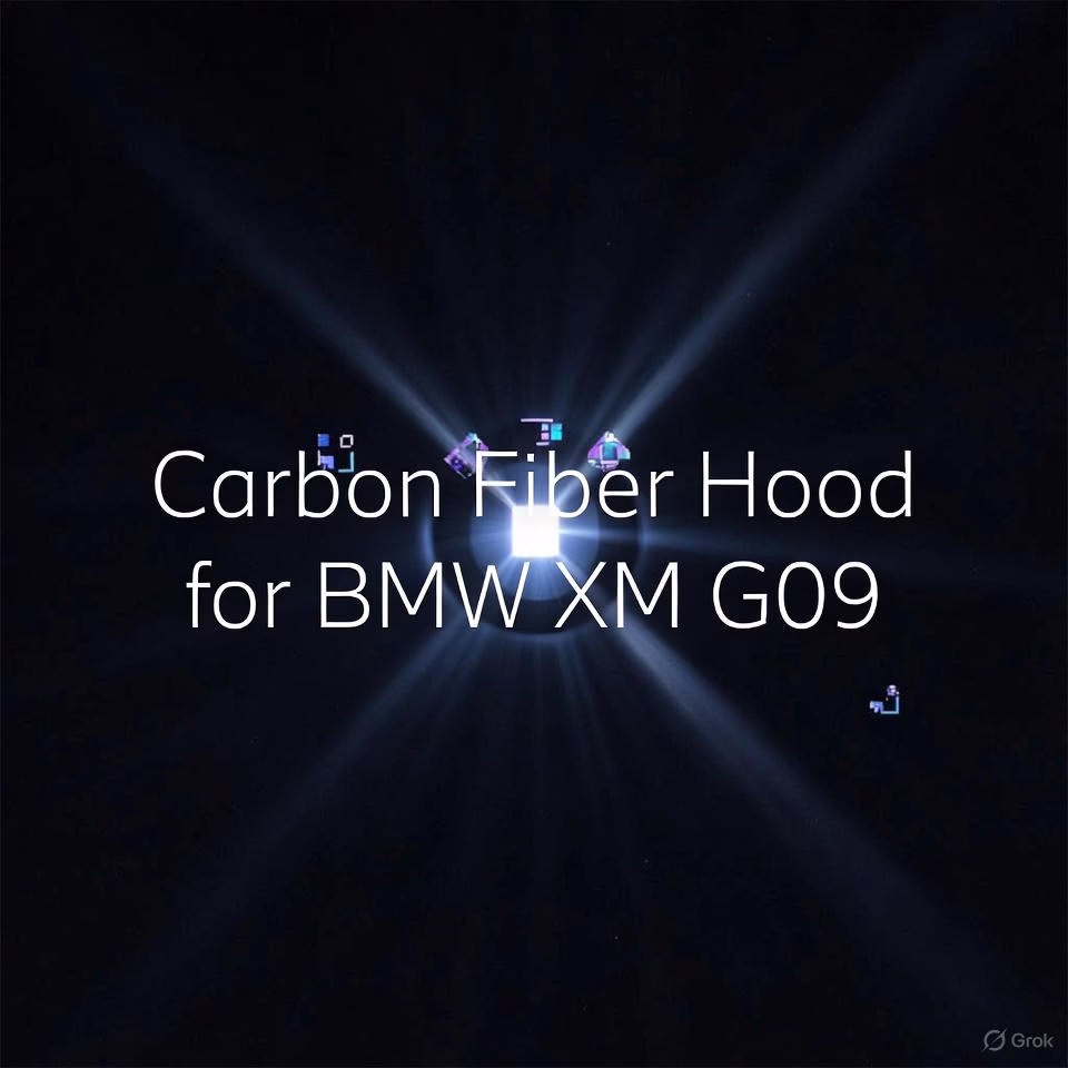 Carbon Fiber Hood for BMW XM G09