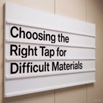 Choosing the Right Tap for Difficult Materials