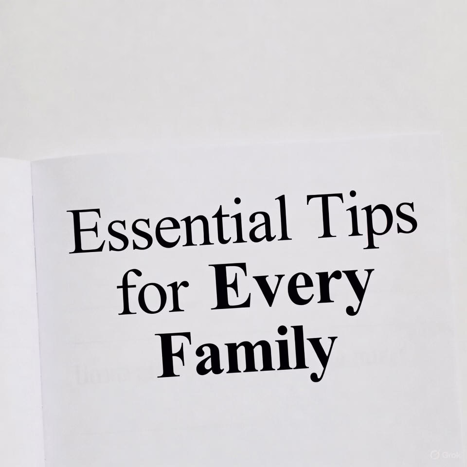 Essential Tips for Every Family