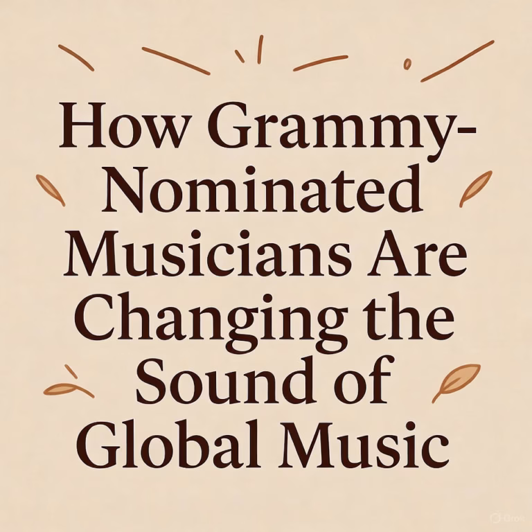How Grammy-Nominated Musicians Are Changing the Sound of Global Music