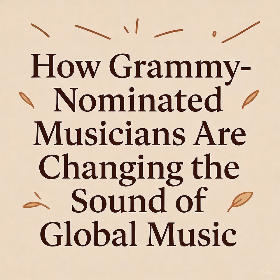 How Grammy-Nominated Musicians Are Changing the Sound of Global Music
