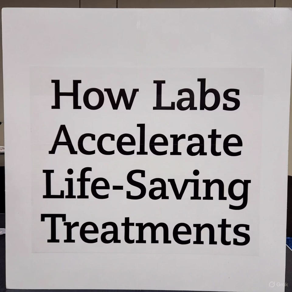 How Labs Accelerate Life-Saving Treatments