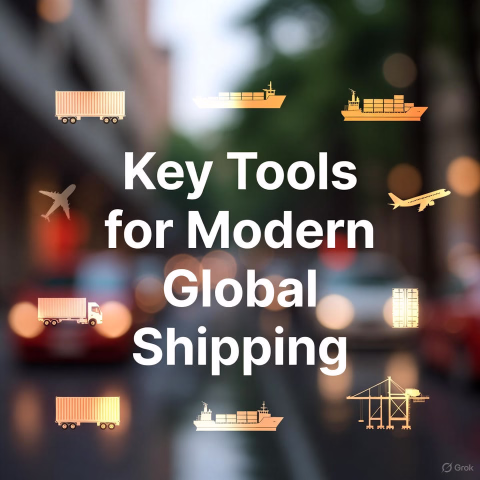 Key Tools for Modern Global Shipping