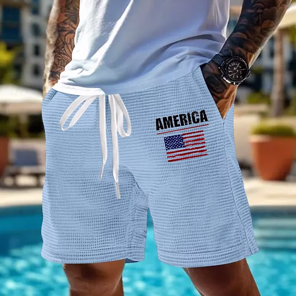 Patriotic Workout Shorts