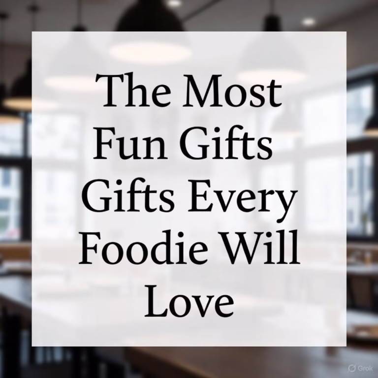 The Most Fun Gifts Every Foodie Will Love