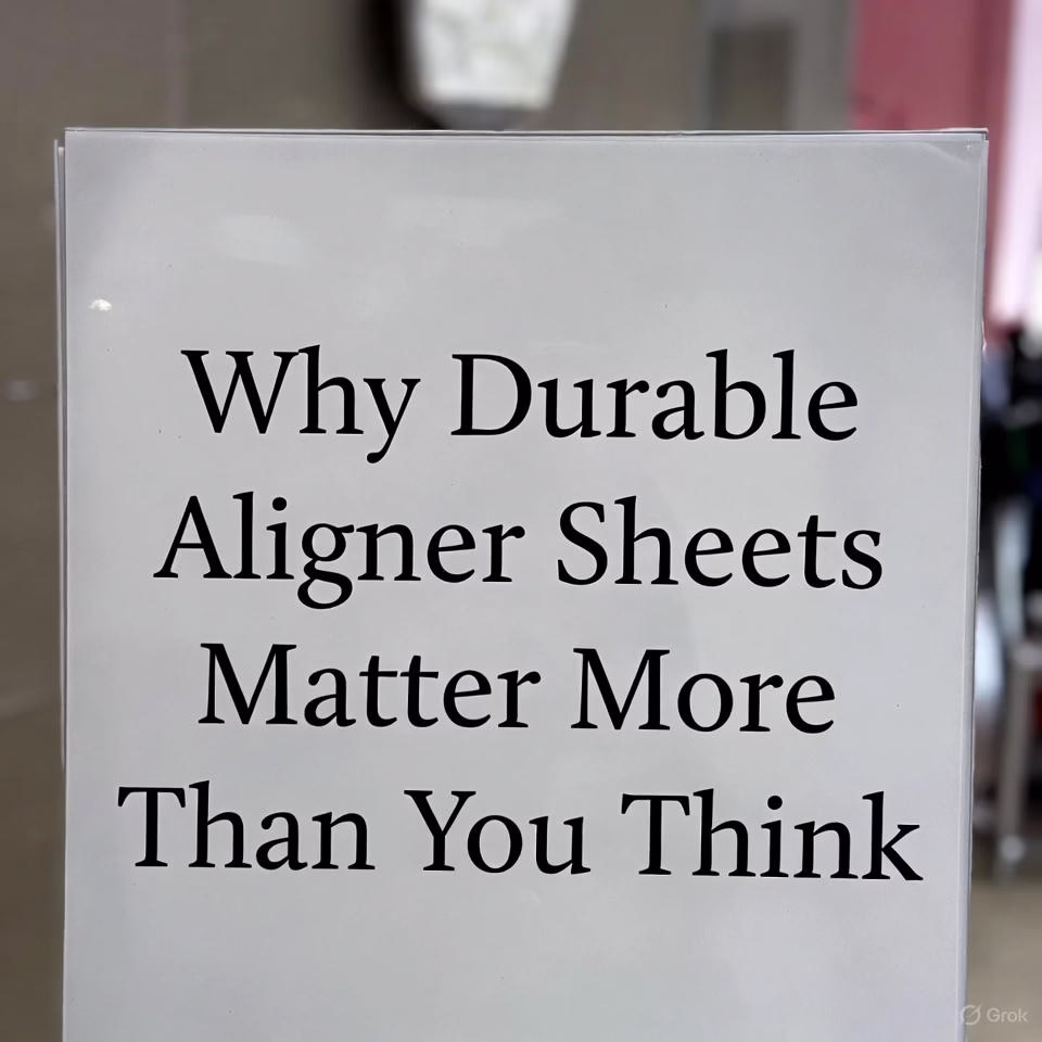 Why Durable Aligner Sheets Matter More Than You Think