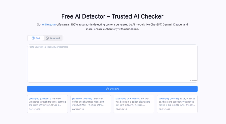NoteGPT AI Detector: Turn AI Content from Risk to Asset with Free Detection