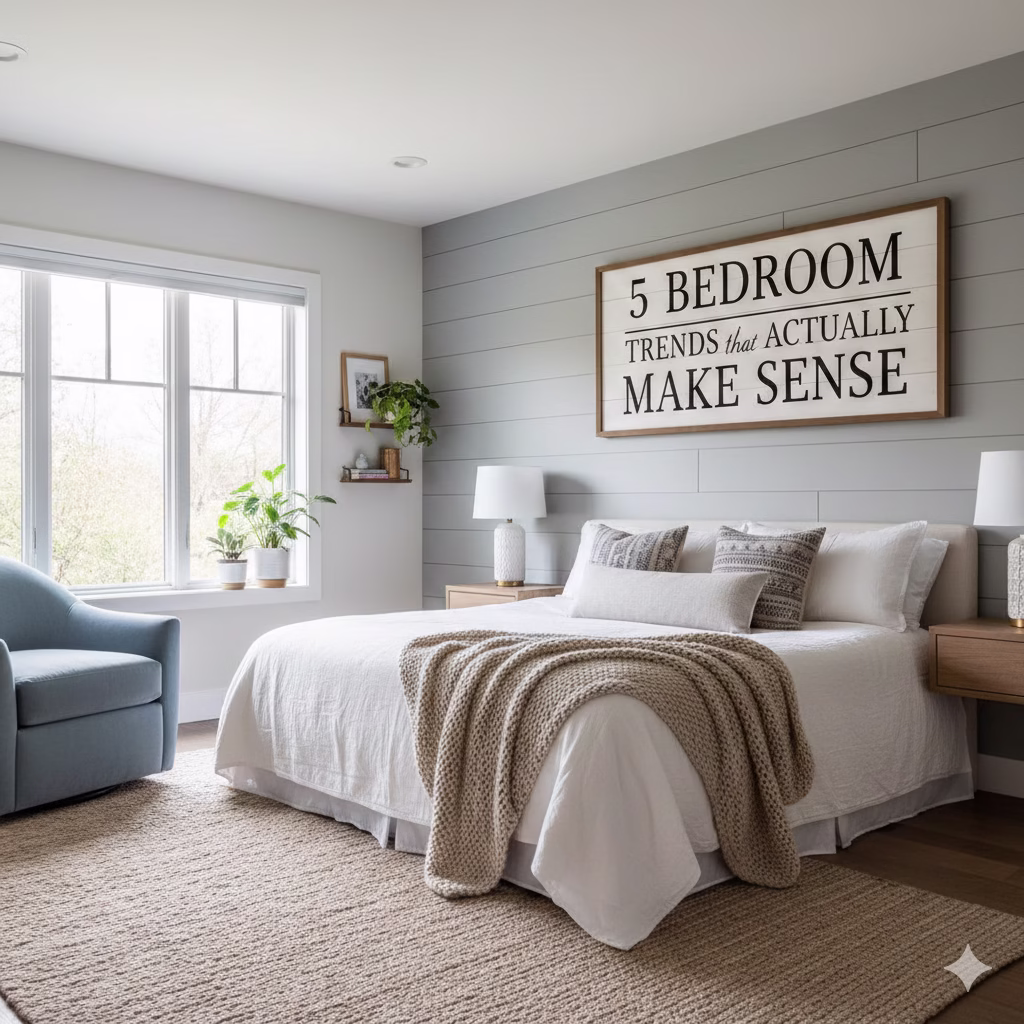 5 Bedroom Trends that Actually Make Sense