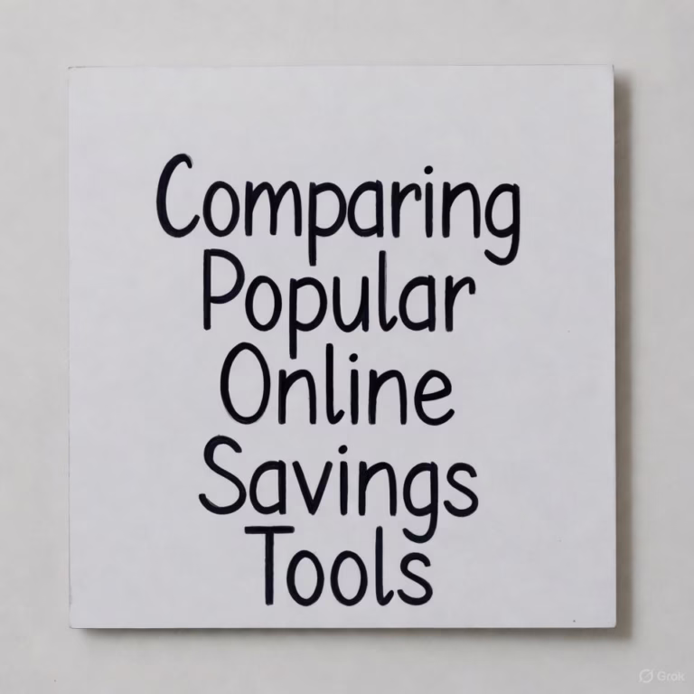 Comparing Popular Online Savings Tools