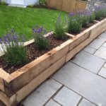 Flowers Beds with Sleepers