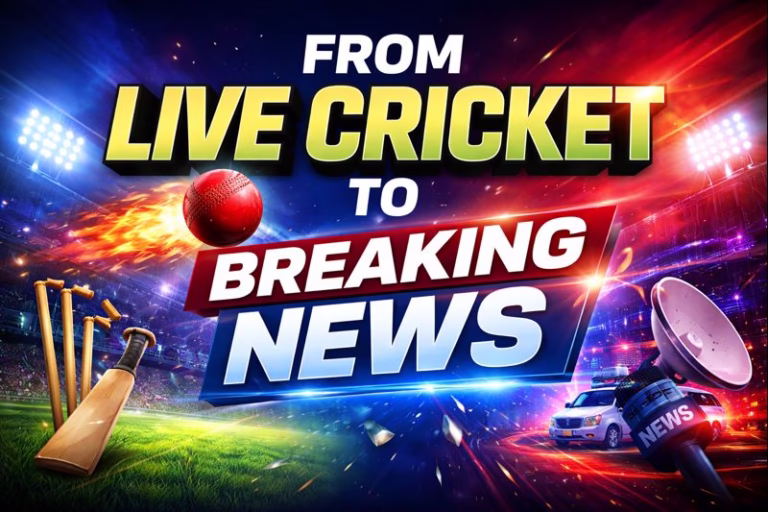 From Live Cricket to Breaking News