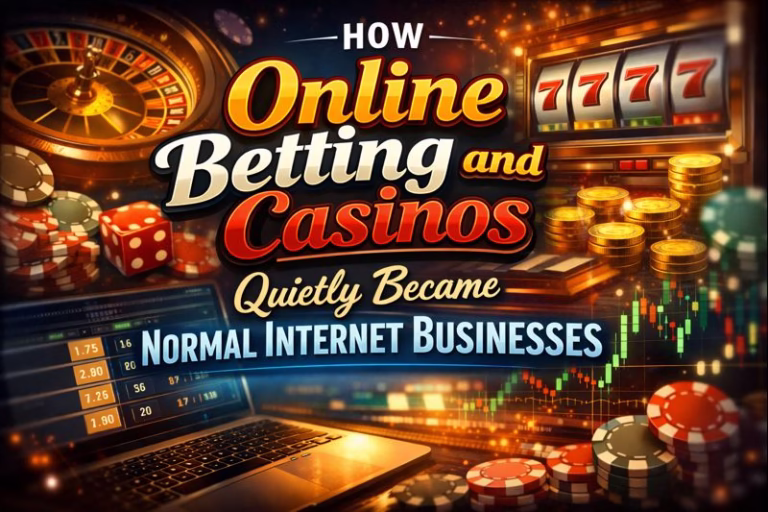 How Online Betting and Casinos Quietly Became Normal Internet Businesses