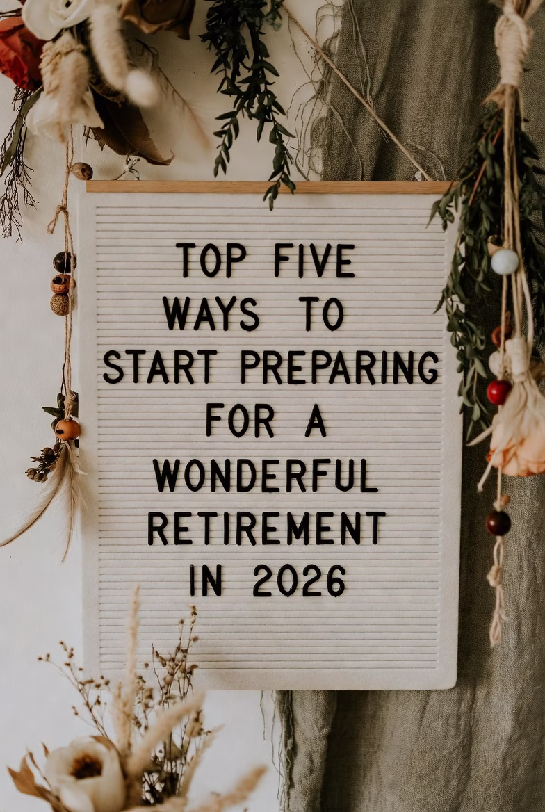Top Five Ways to Start Preparing for a Wonderful Retirement in 2026