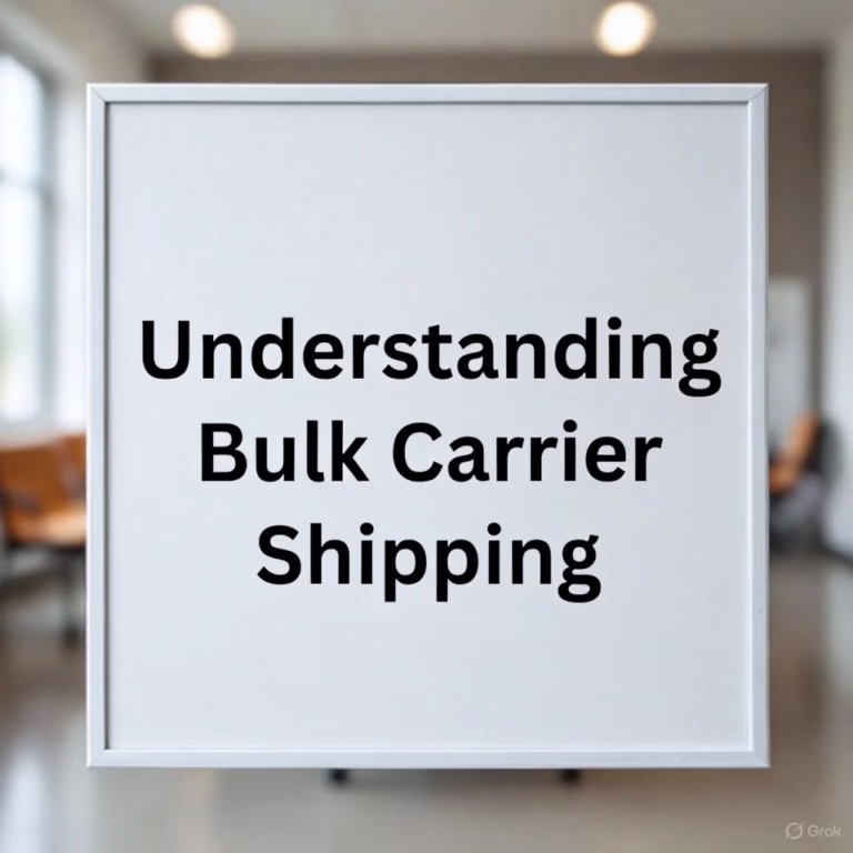 Understanding Bulk Carrier Shipping