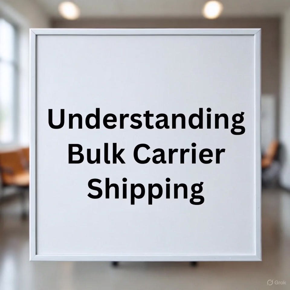 Understanding Bulk Carrier Shipping