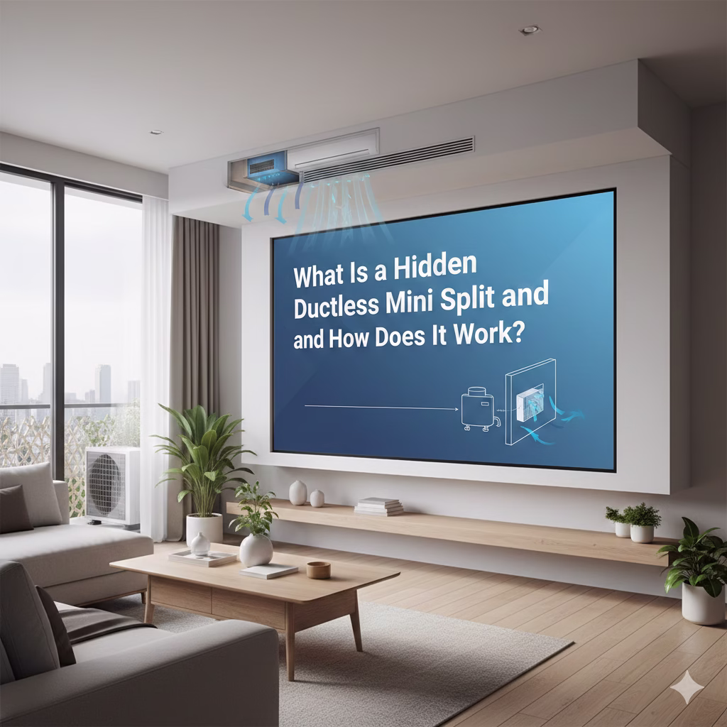 What Is a Hidden Ductless Mini Split and How Does It Work