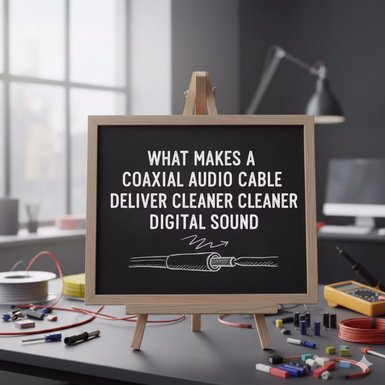 What Makes a Coaxial Audio Cable Deliver Cleaner Digital Sound