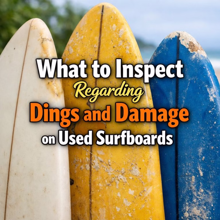 What to Inspect Regarding Dings and Damage on Used Surfboards