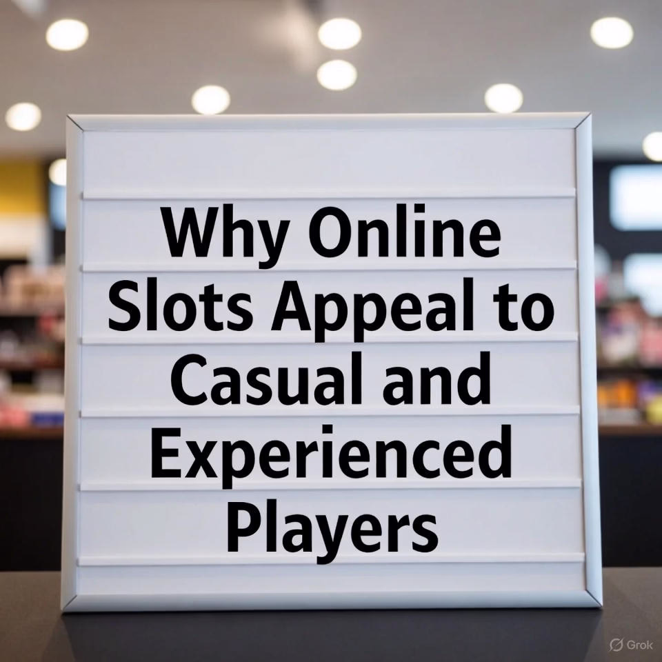 Why Online Slots Appeal to Casual and Experienced Players