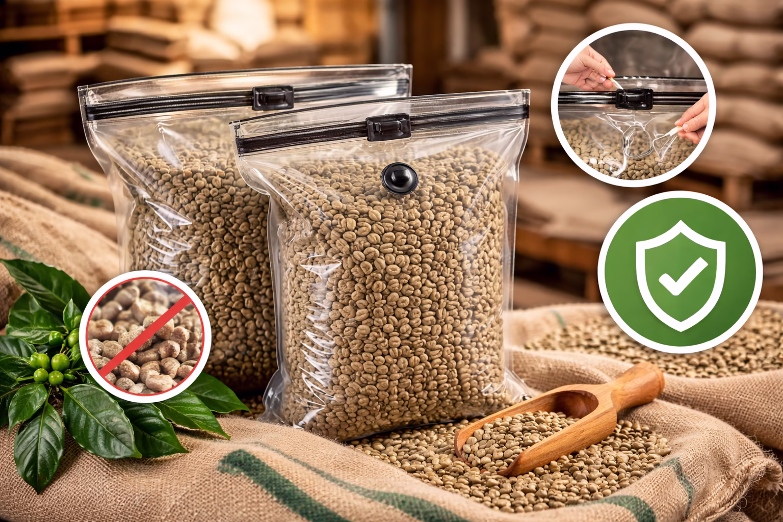 How Hermetic Storage Bags Solve the Biggest Green Coffee Packaging Challenges