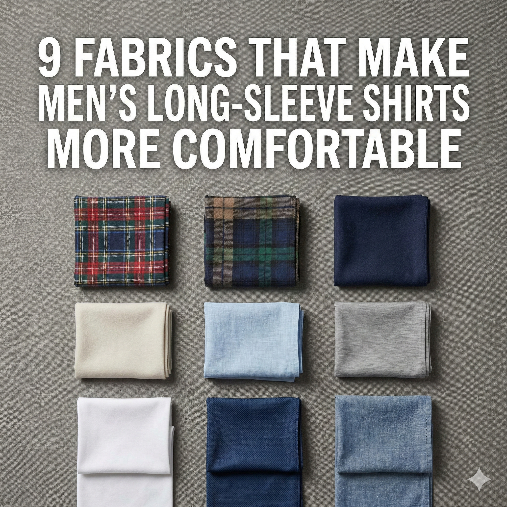 9 Fabrics That Make Men’s Long-Sleeve Shirts More Comfortable