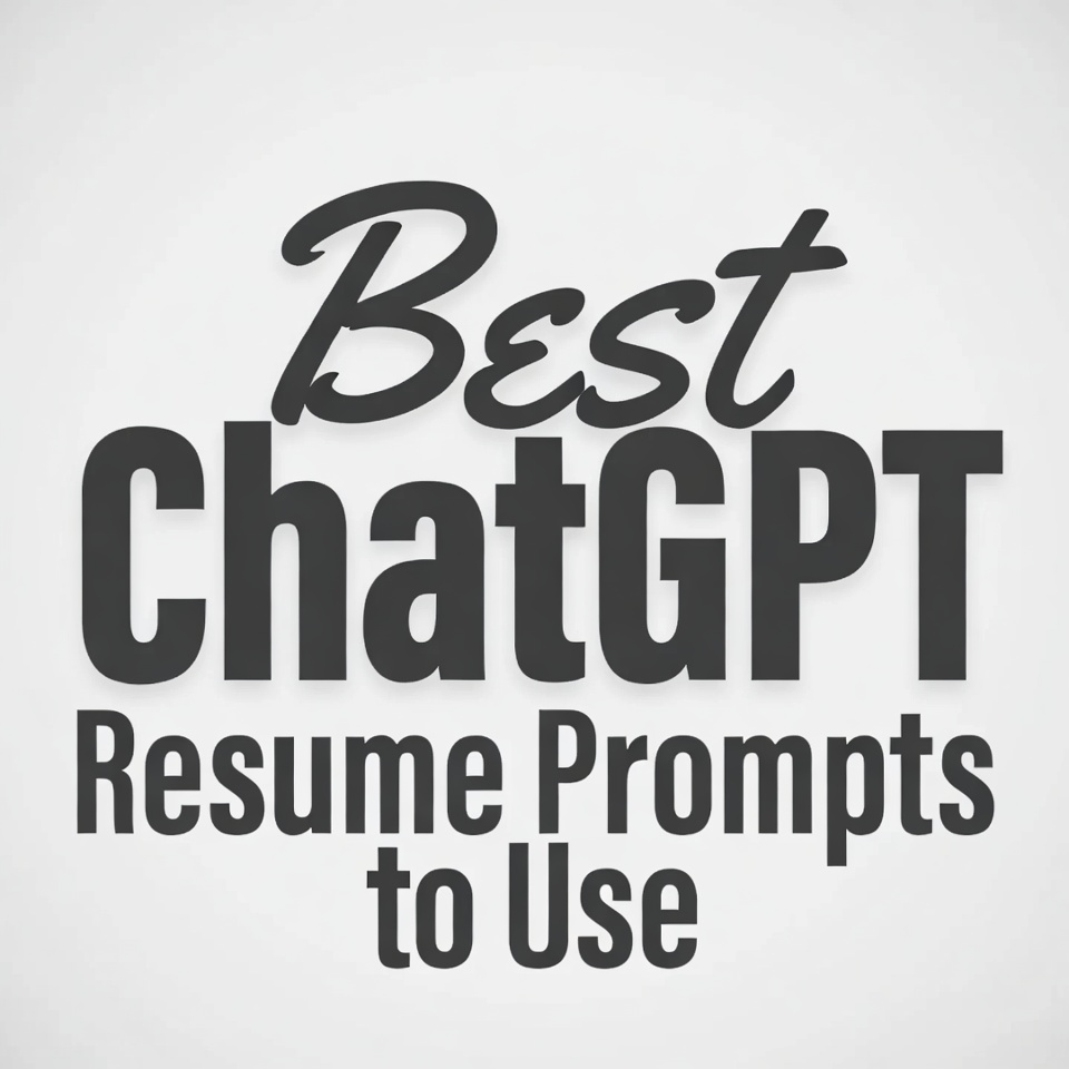 Best ChatGPT Resume Prompts to Use