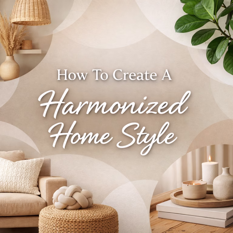 How To Create A Harmonized Home Style