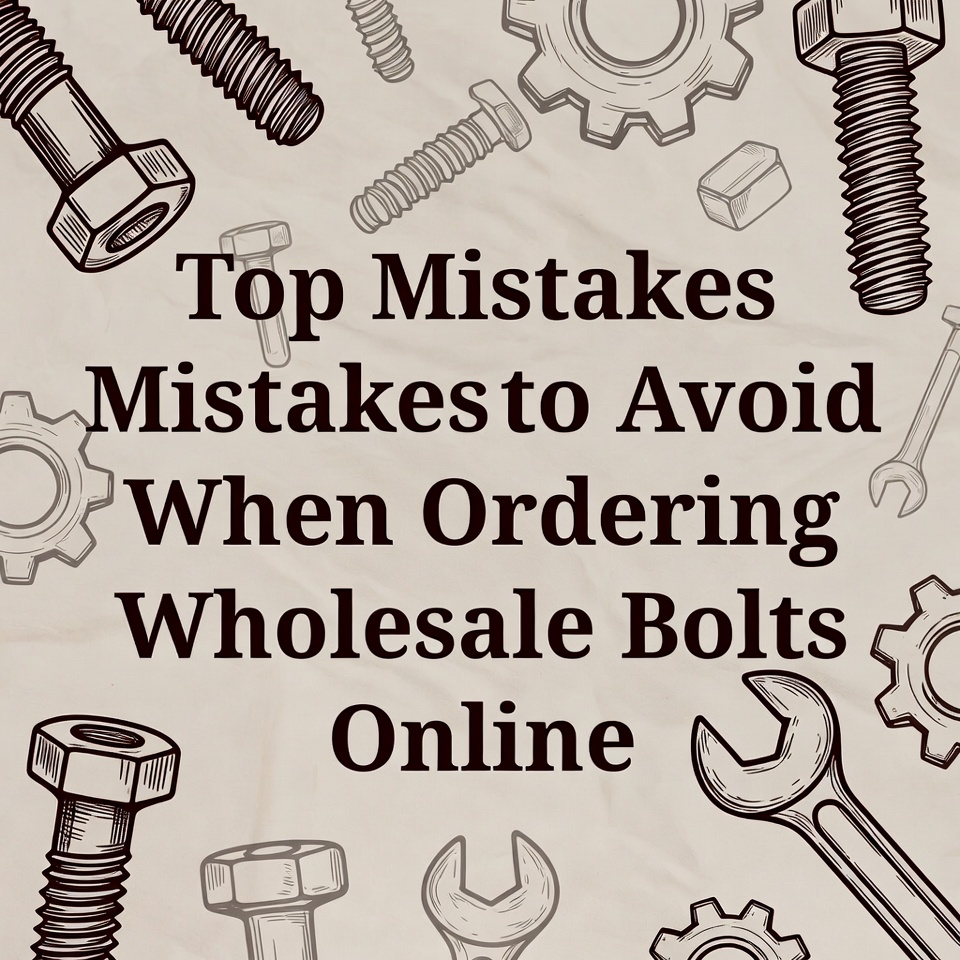 Top Mistakes to Avoid When Ordering Wholesale Bolts Online